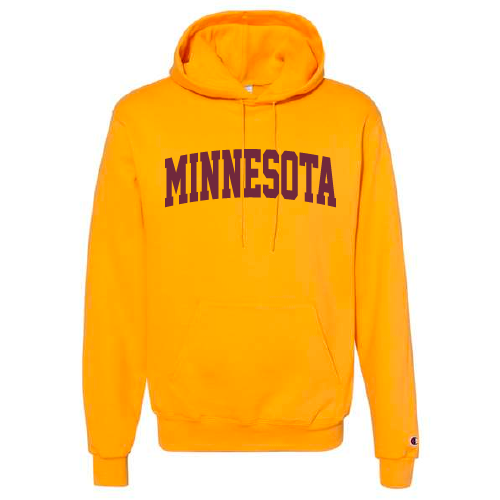 Minnesota Arch Unisex Screen Print Hooded Sweatshirt