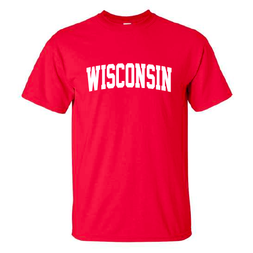 Wisconsin Arch Unisex Short Sleeve T-Shirt
