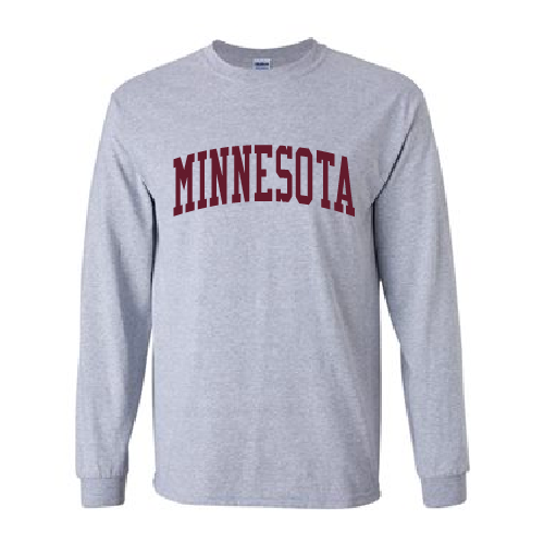 Youth Minnesota Arch Unisex Long Sleeve T-Shirt