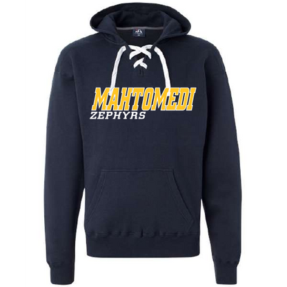 Zephrys Twill Lace Up Hoodie