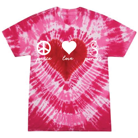 Stillwater <Peace Love> Tie Dye T-shirt