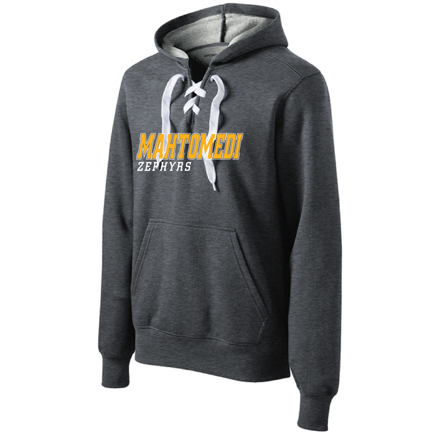 Zephrys Twill Lace Up Hoodie