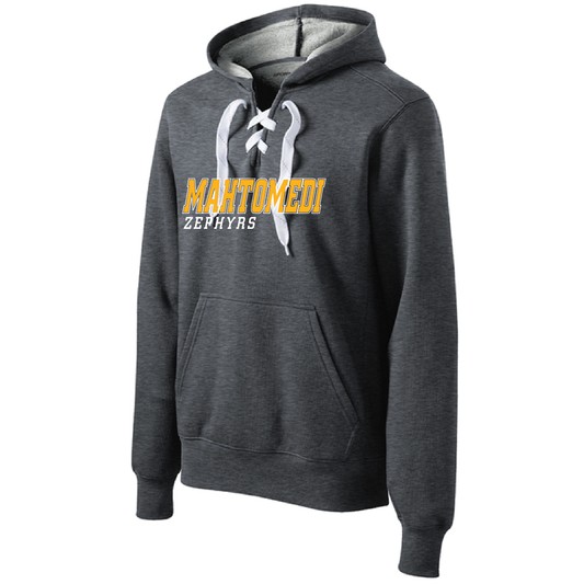 Zephrys Twill Lace Up Hoodie