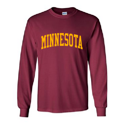 Youth Minnesota Arch Unisex Long Sleeve T-Shirt