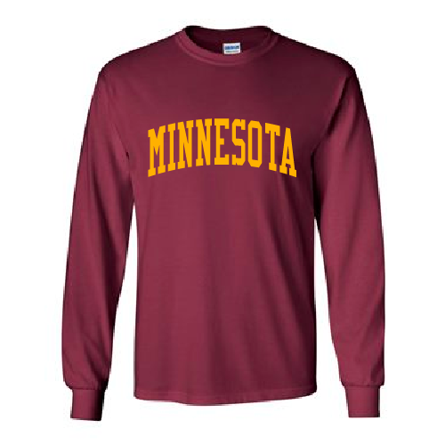Youth Minnesota Arch Unisex Long Sleeve T-Shirt